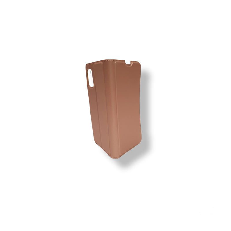 Samsung Galaxy A51 | Klapphülle | Leder-Imitat | Rose Gold