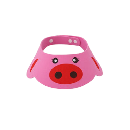 Babykappe | Verstellbar | Frosch & Schwein | 2er Set | Badekappe