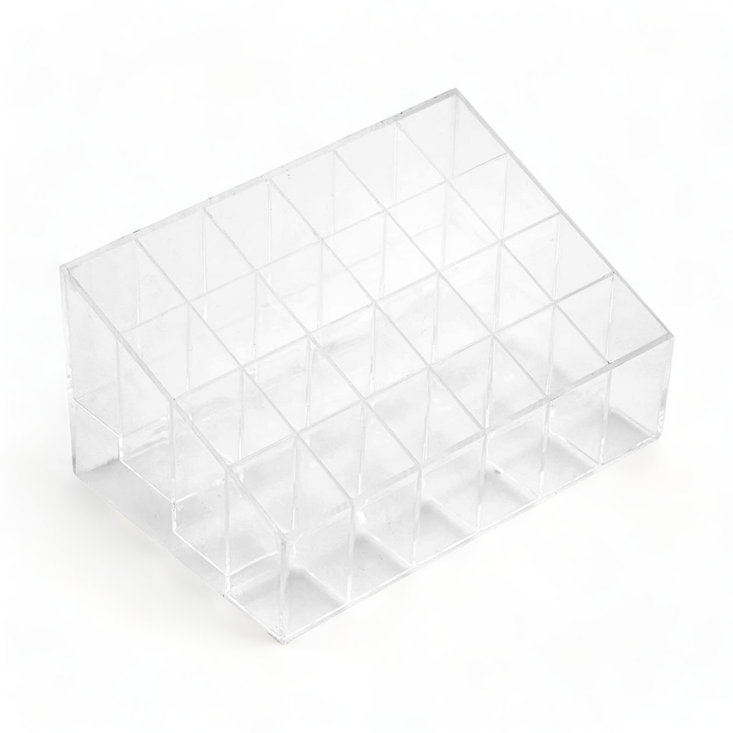 Lippenstift Box | Makeup Box | Transparent | 24 Fächer