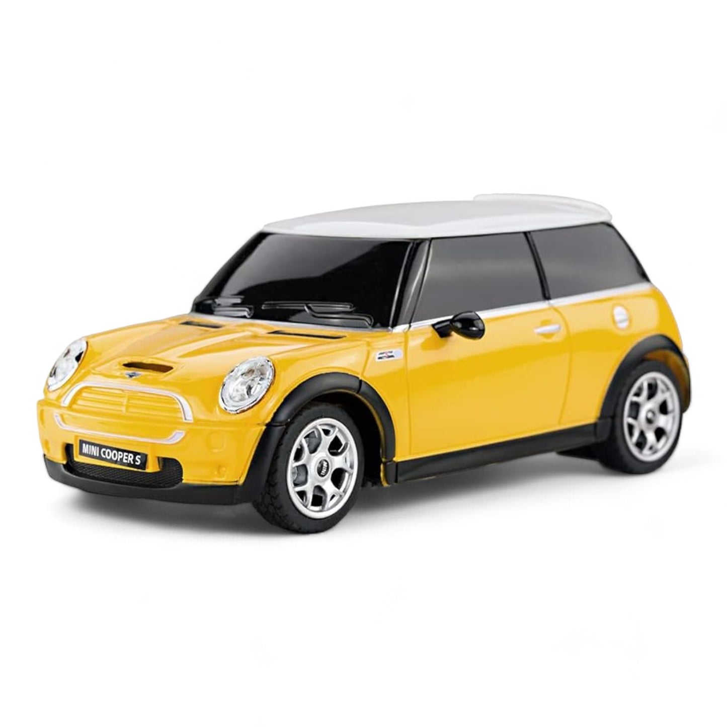 Rastar Mini Cooper S Yellow | Ferngesteuert | Auto | 1:24 Skala | Retouren