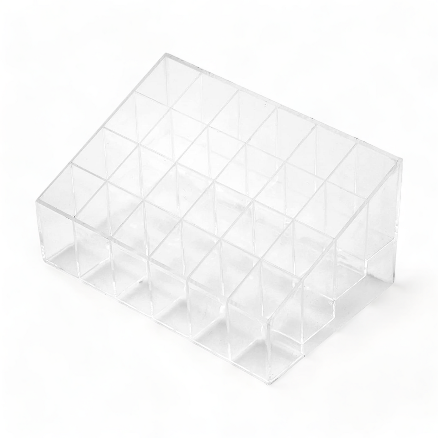 Lippenstift Box | Makeup Box | Transparent | 24 Fächer