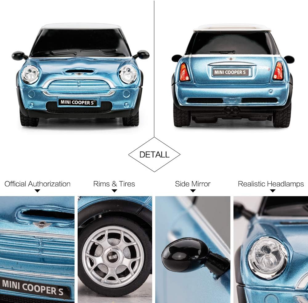 Rastar Mini Cooper S Blue | Ferngesteuert | Auto | 1:24 Skala | Retouren