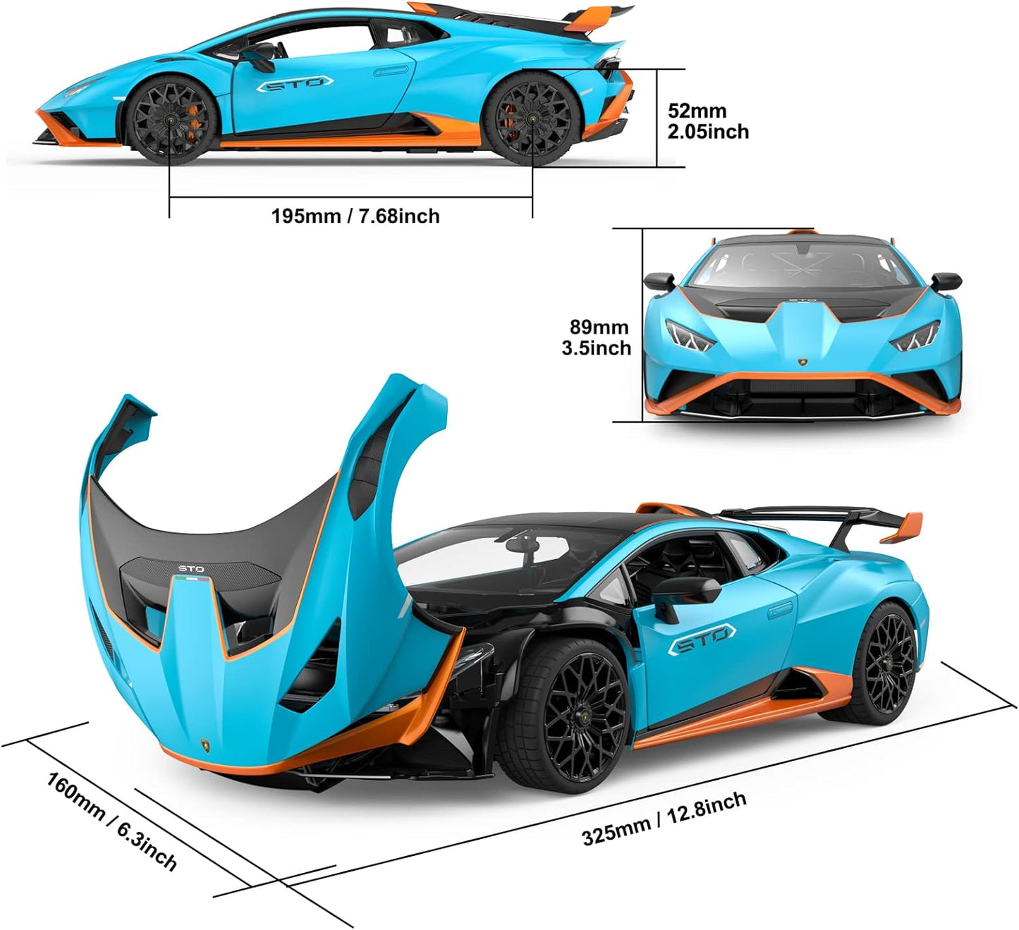 Rastar Lamborghini Huracan STO | Ferngesteuert | Auto | 1:14 Skala | Retouren