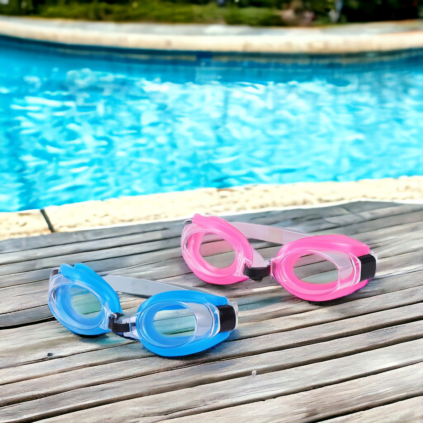 Taucherbrille mit Silikonband | Anti-Nebel & UV-Schutz