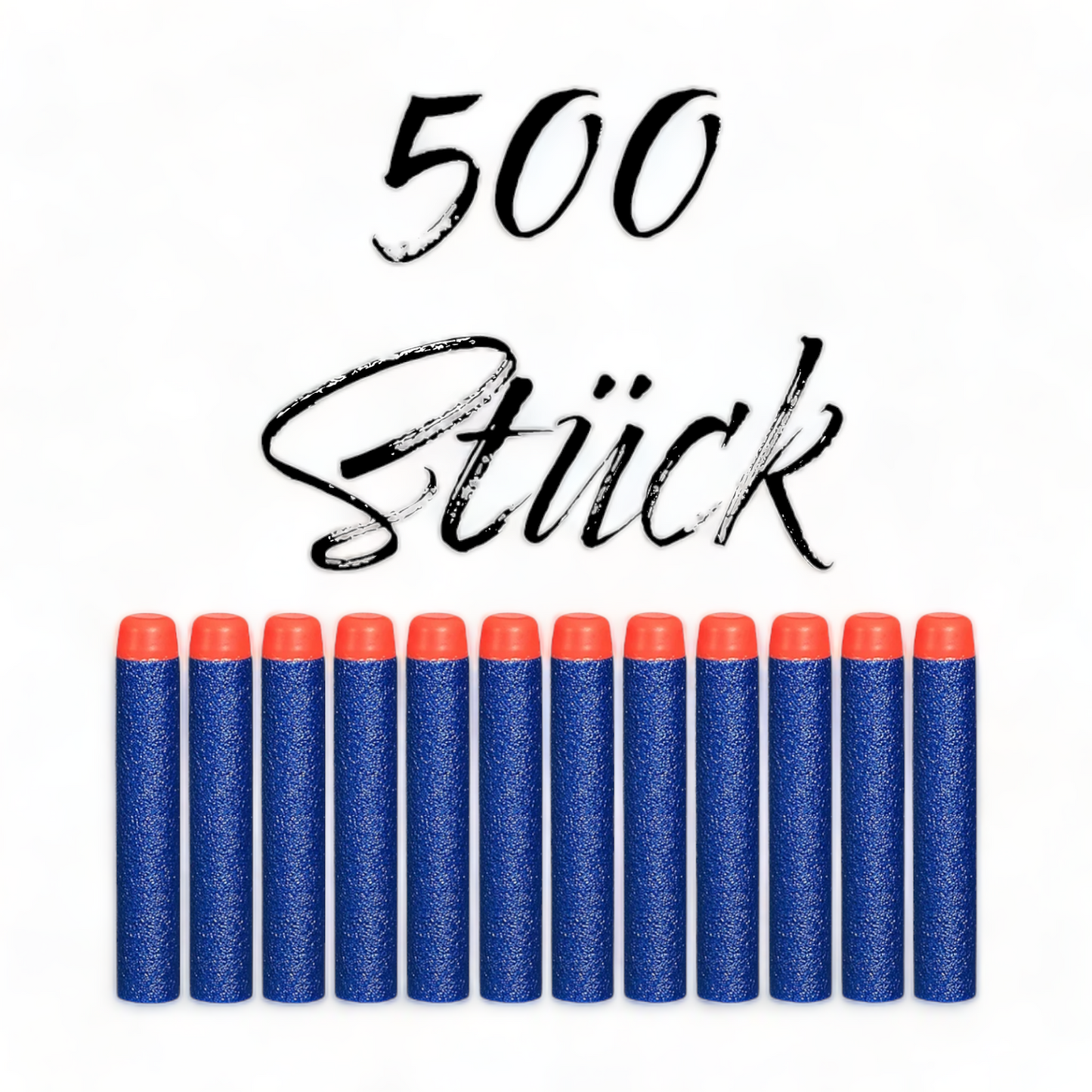 Nerf Pfeile| Nerf Zubehör | Nachfüllset | Soft Pfeile 500 | Blau