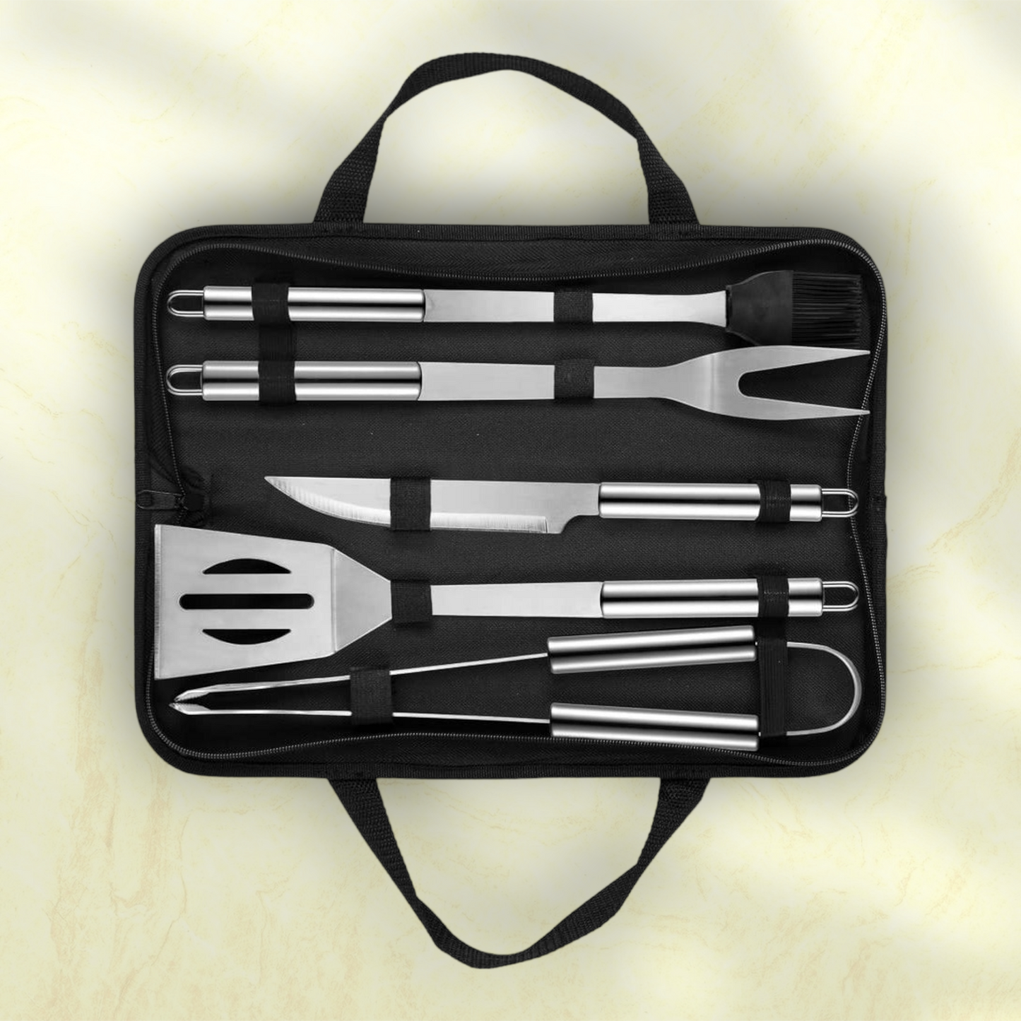 Grillbesteck Set | Grillzange | Fleischbesteck | Campingbesteck