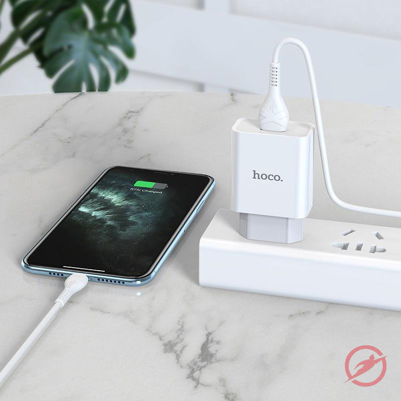 Ladegerät | Type Micro USB | Weiß | inkl. Adapter | 1m