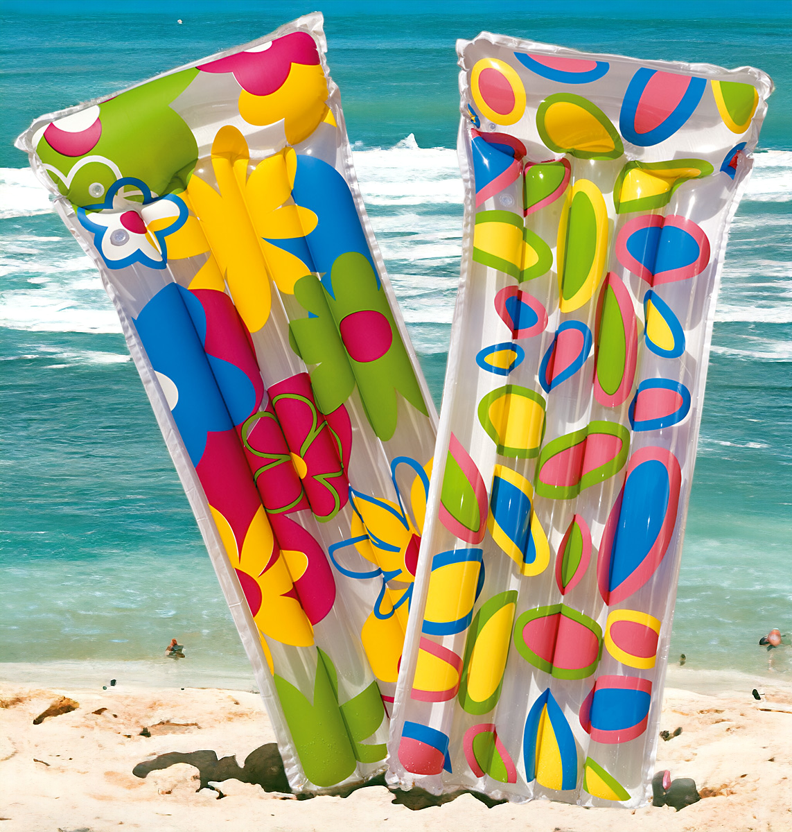 Bestway Luftmatratze | 183cm lang | Flower- Power