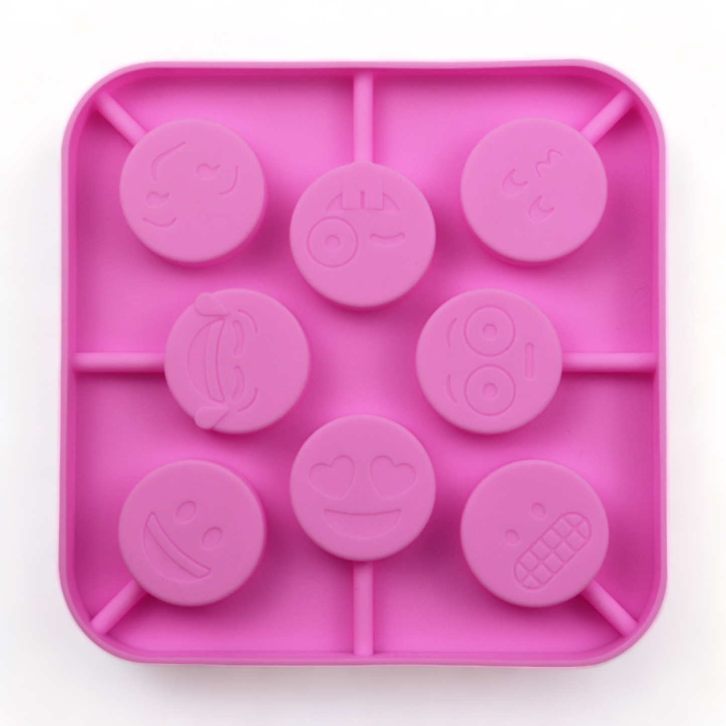 Lutscher Silikonform | Smilie | 20 Lollies