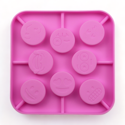 Lutscher Silikonform | Smilie | 20 Lollies
