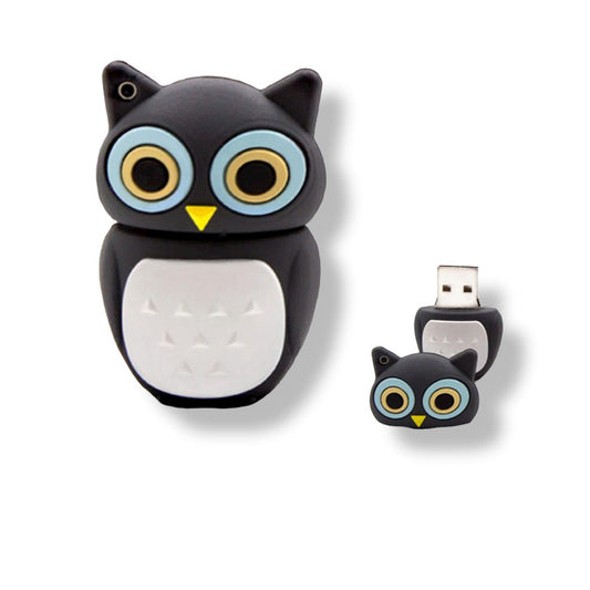 USB-Stick | Eule Schwarz | 16GB | Speicherstick