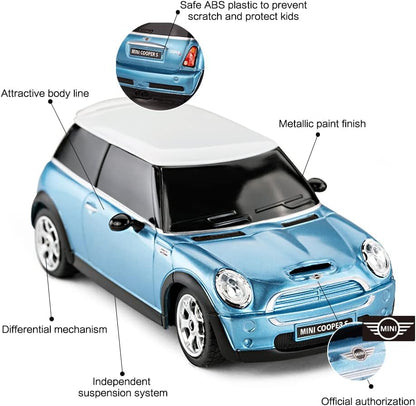 Rastar Mini Cooper S Blue | Ferngesteuert | Auto | 1:24 Skala | Retouren