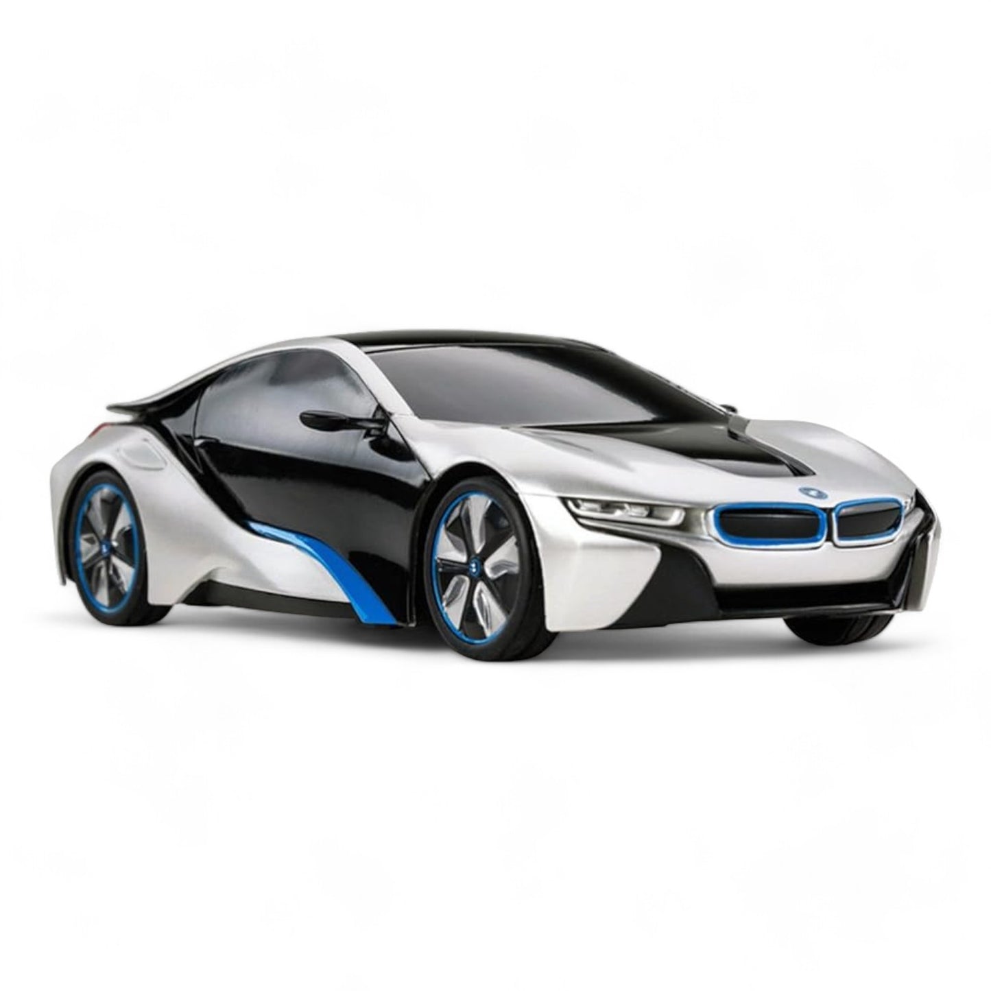 Rastar BMW i8 Blau/Silber | Ferngesteuert | Auto | 1:24 Skala | Retouren