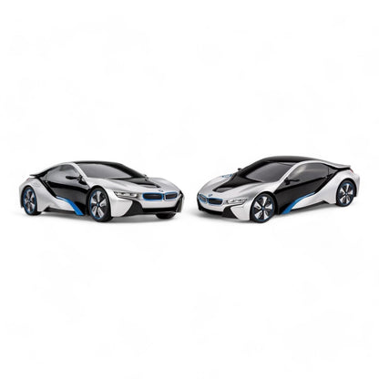 Rastar BMW i8 Blau/Silber | Ferngesteuert | Auto | 1:24 Skala | Retouren