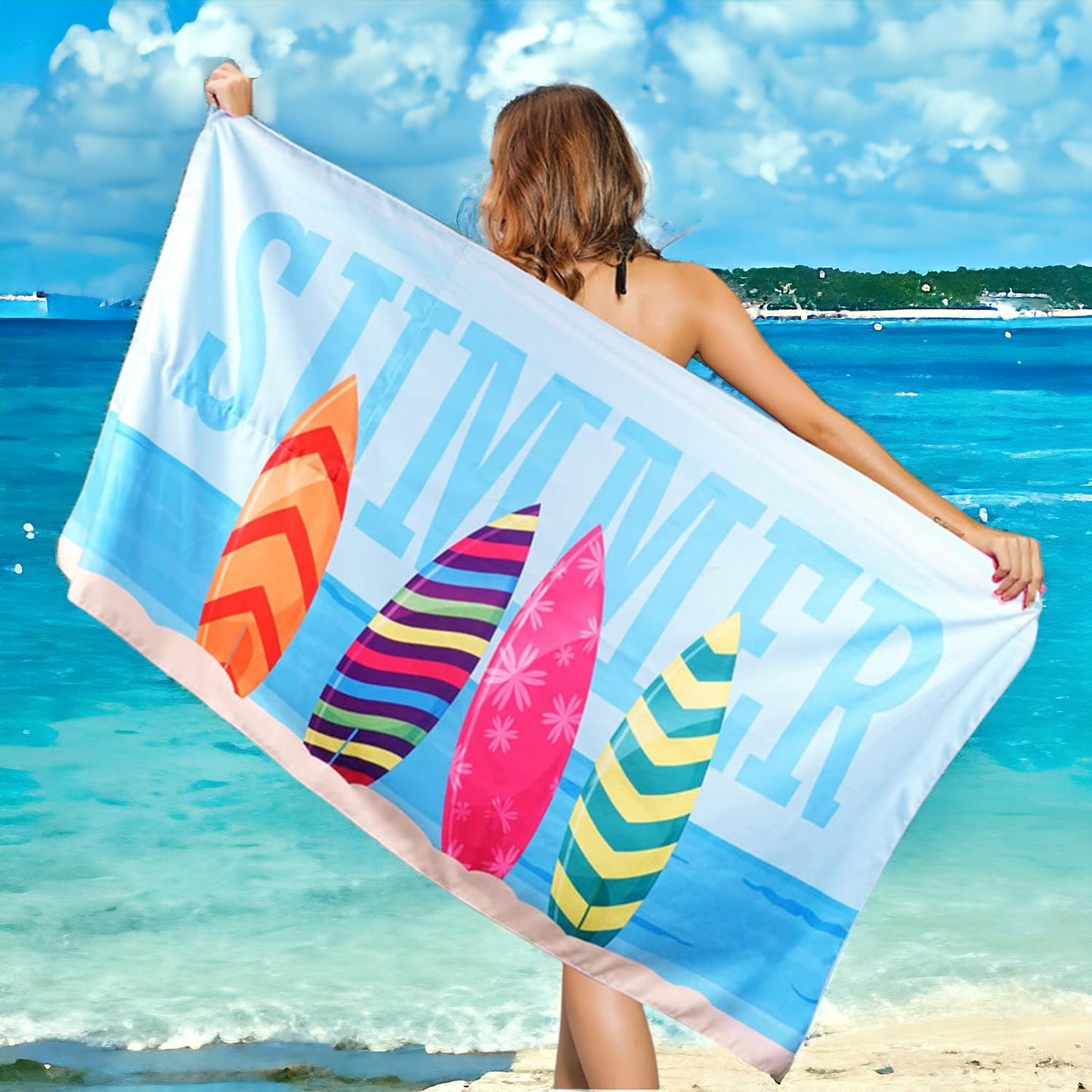 Strandtuch | Badetuch | Tuch | Microfaser-Tuch | Pooltuch | Diverse Designs