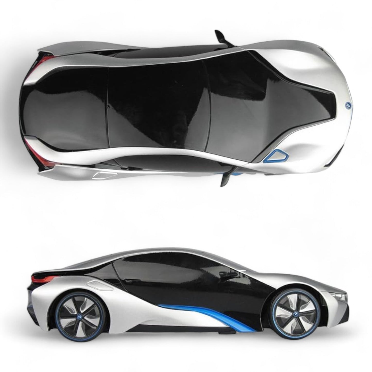Rastar BMW i8 Blau/Silber | Ferngesteuert | Auto | 1:24 Skala | Retouren