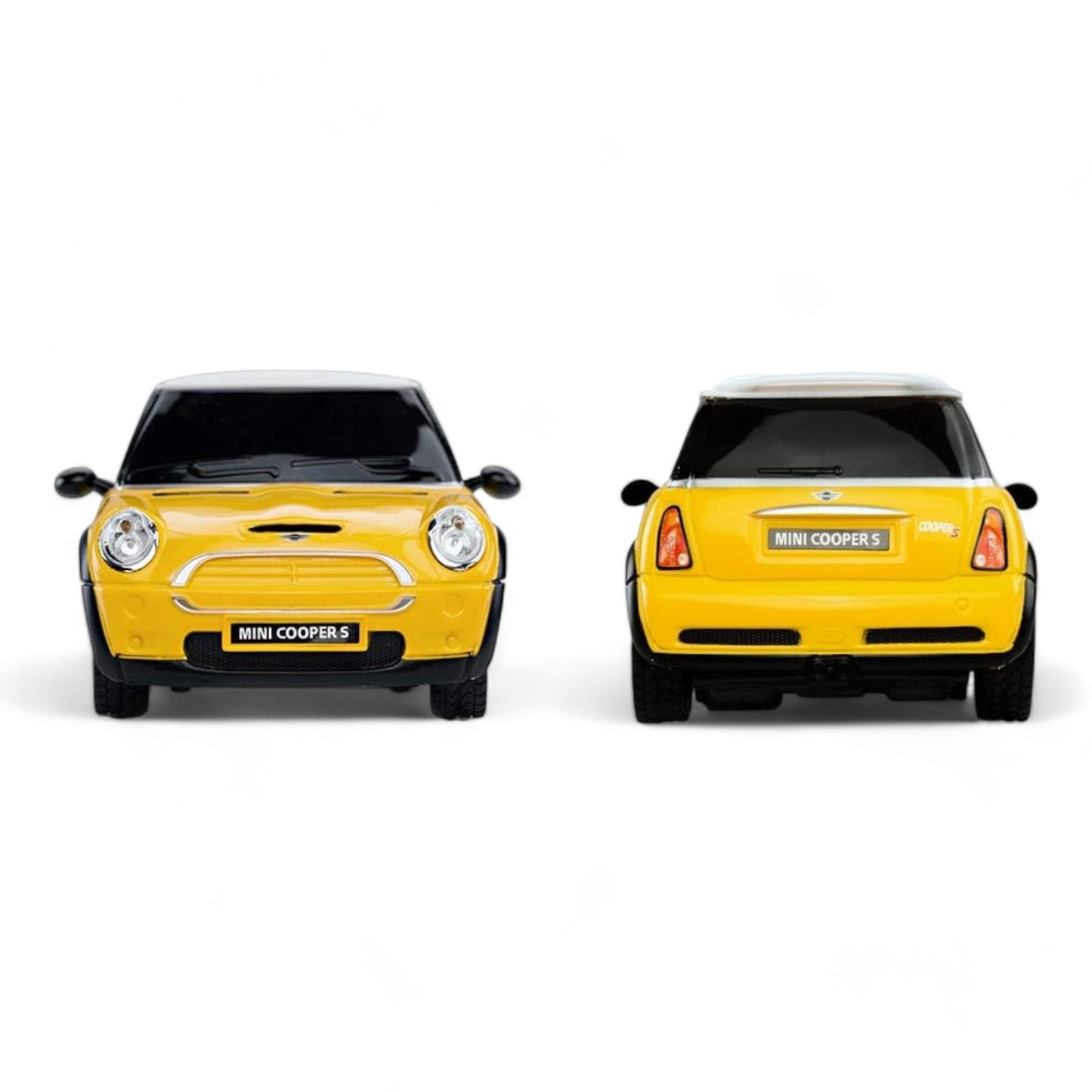 Rastar Mini Cooper S Yellow | Ferngesteuert | Auto | 1:24 Skala | Retouren
