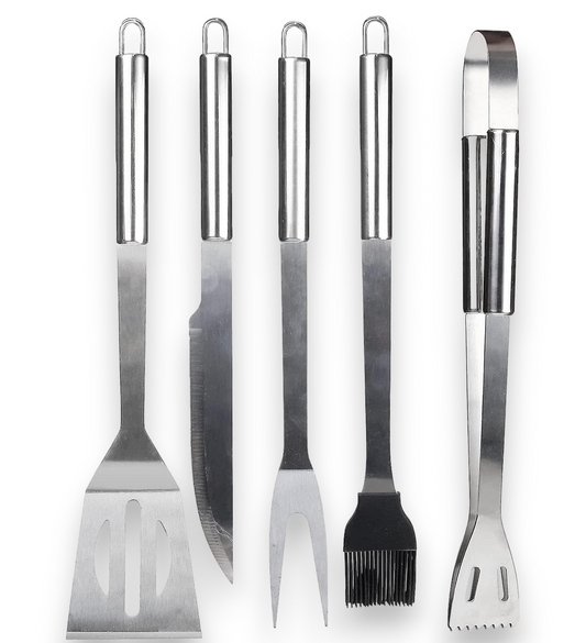 Grillbesteck Set | Grillzange | Fleischbesteck | Campingbesteck