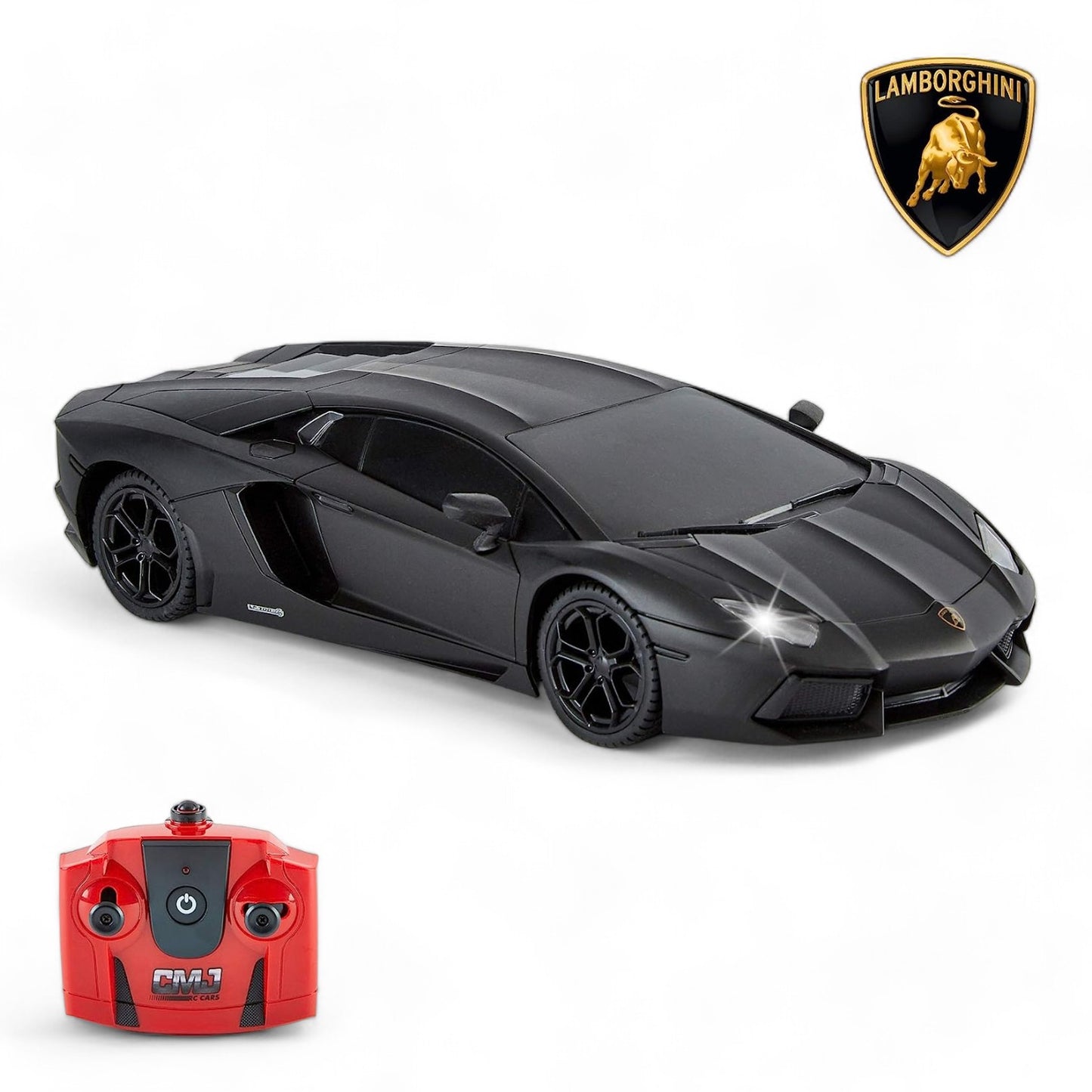 CMJ RC CARS Lamborghini Aventador | Ferngesteuert | Auto | 1:24 Skala | Retouren