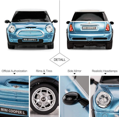 Rastar Mini Cooper S Blue | Ferngesteuert | Auto | 1:24 Skala | Retouren