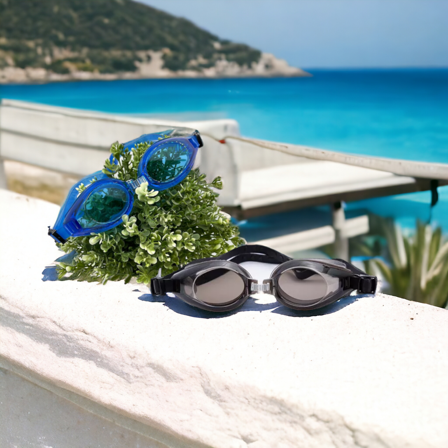 Schwimmbrille | Taucherbrille | Silikonband | Anti Nebel & UV