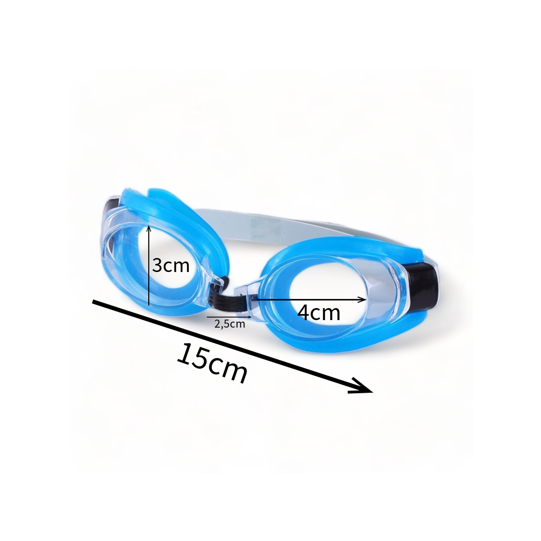 Taucherbrille mit Silikonband | Anti-Nebel & UV-Schutz
