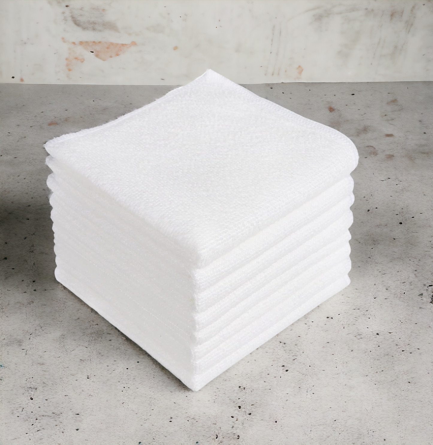 10er Pack Mikrofasertücher | Tuch | Poliertuch |  Design Weiß