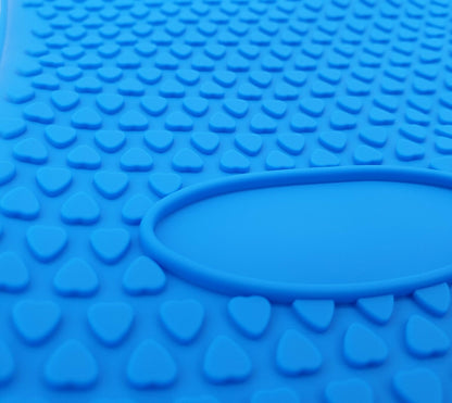 Backofenhandschuhe | Silikon Handschuhe | 2 Stück | Hellblau