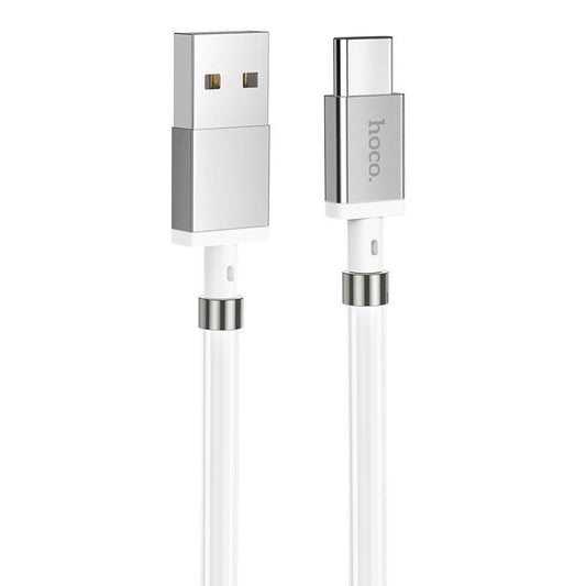 USB Kabel | Typ C auf USB | Magnete | Weiß | Ladekabel | 1m