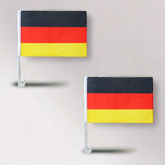 Autoflaggen | Deutschland | Autofahnen | EM & WM | 2er Set