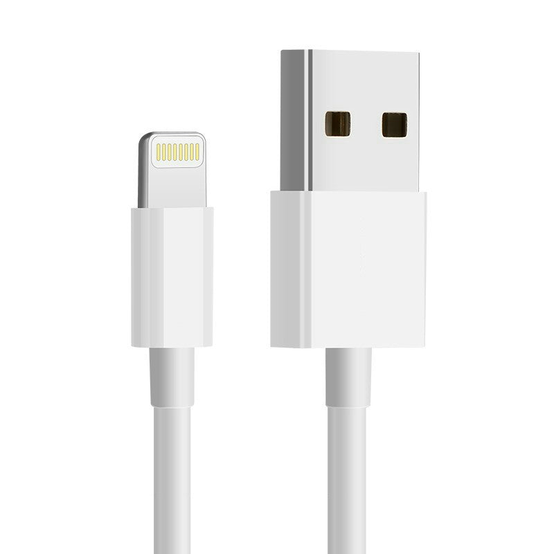 Ladekabel | iPhone iPad Kabel | inkl. Adapter | Weiss | 1 Meter
