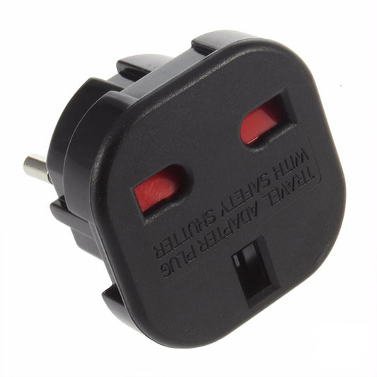 Steckeradapter | 3 Stück | UK zu EU Adapter | CE Zertifiziert